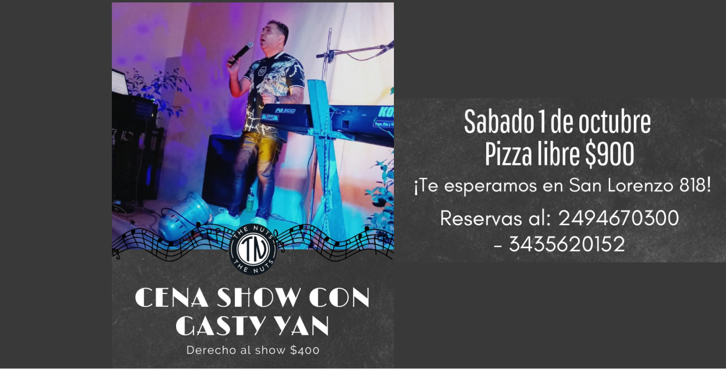 Cena Show En The Nuts Agenda Cultura Y Espectaculos