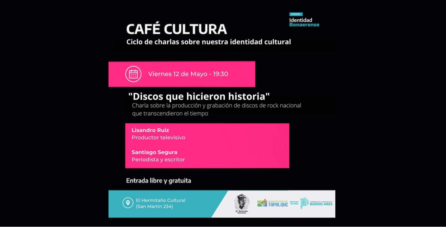 CAFÉ CULTURA CICLO DE CHARLAS SOBRE NUESTRA IDENTIDAD CULTURAL